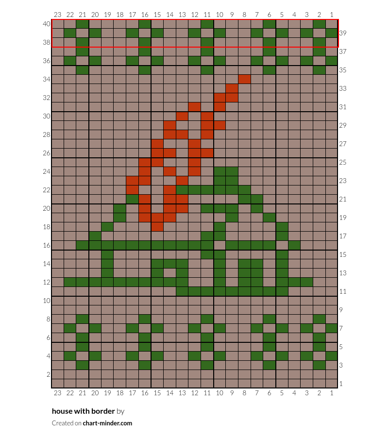house with border