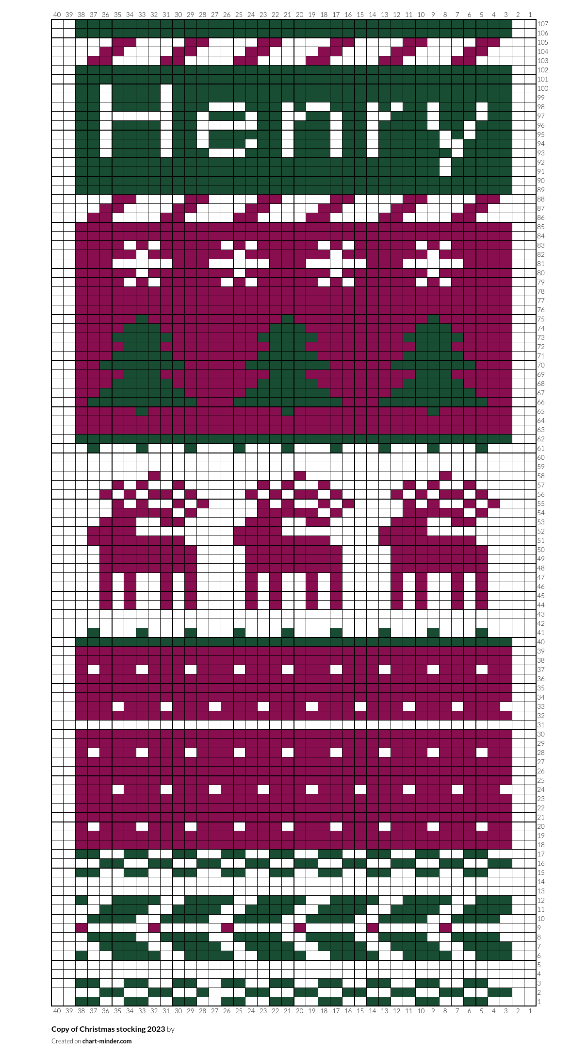 Copy of Christmas stocking 2023