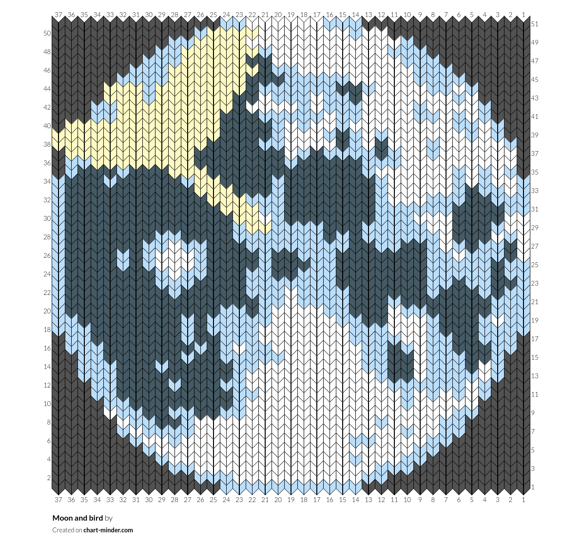 Moon and bird