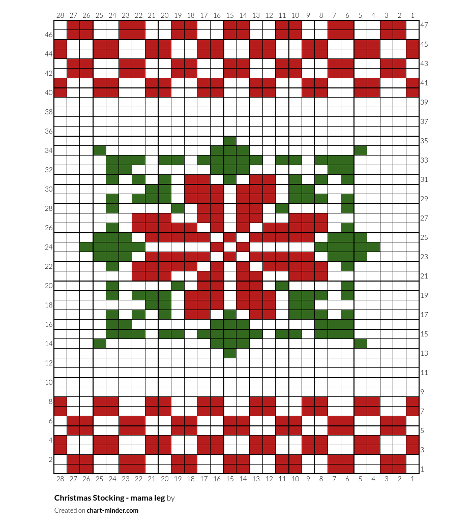 Christmas Stocking - mama leg