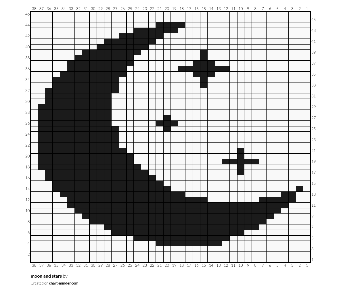 moon and stars
