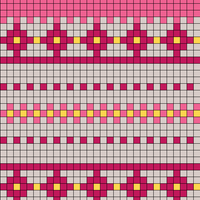 children's fair isle chart