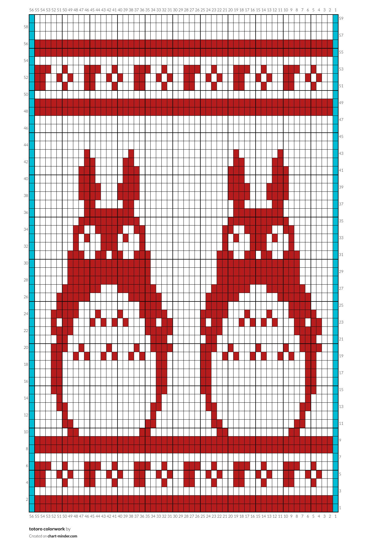 totoro colorwork