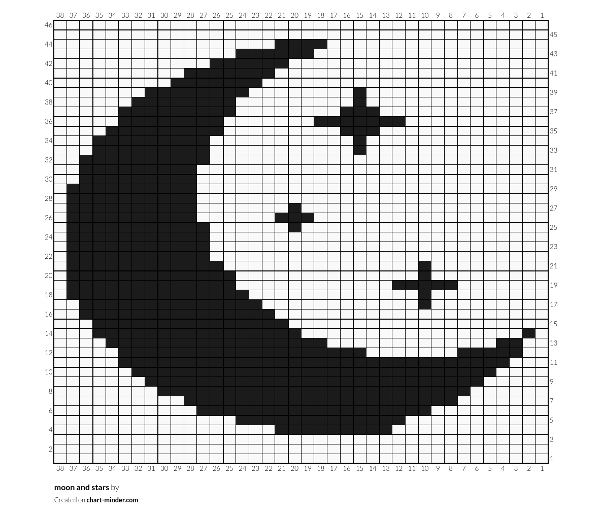 moon and stars