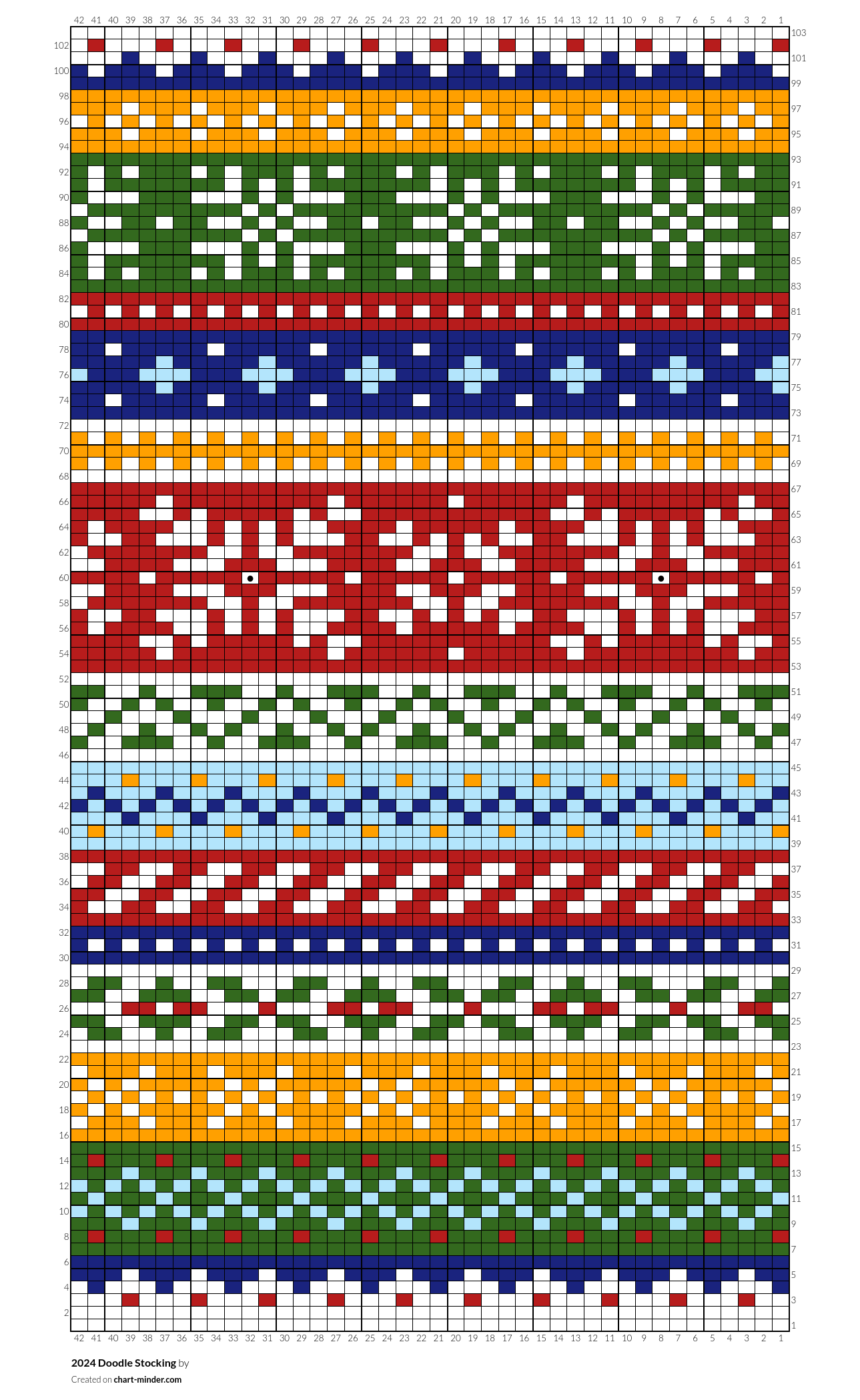 2024 Doodle Stocking