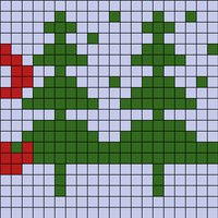 Christmas Tree V-Neck Vest