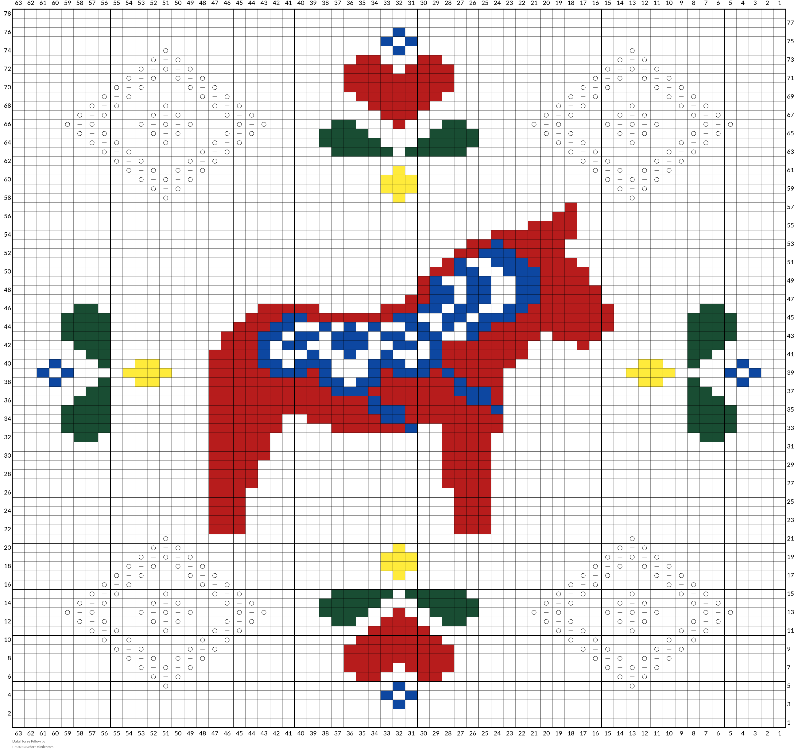Dala Horse Pillow
