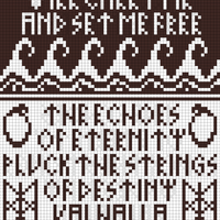 Valhalla Saga Scarf 1 - both sides