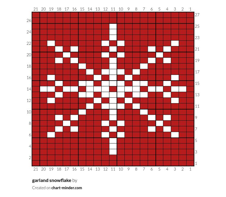 garland snowflake