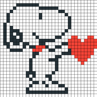 snoopy heart