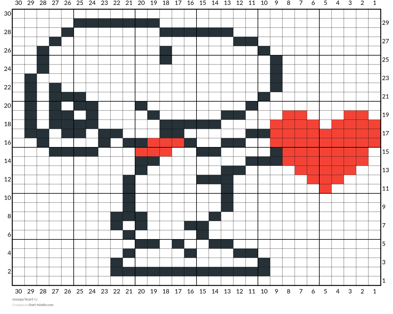 snoopy heart