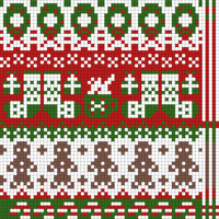 holly, wreath, gingerbread, candycane