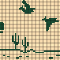 Copy of v2 Dino + Dactyl + Cacti + Cloud + more Dactyl