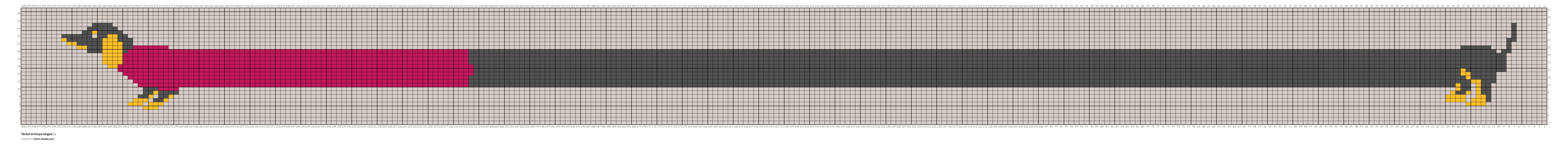 Teckel écharpe longue