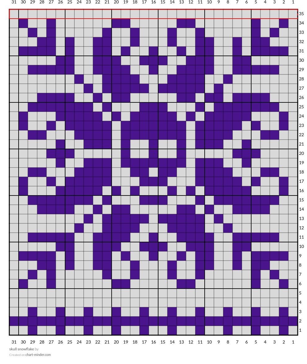 skull snowflake
