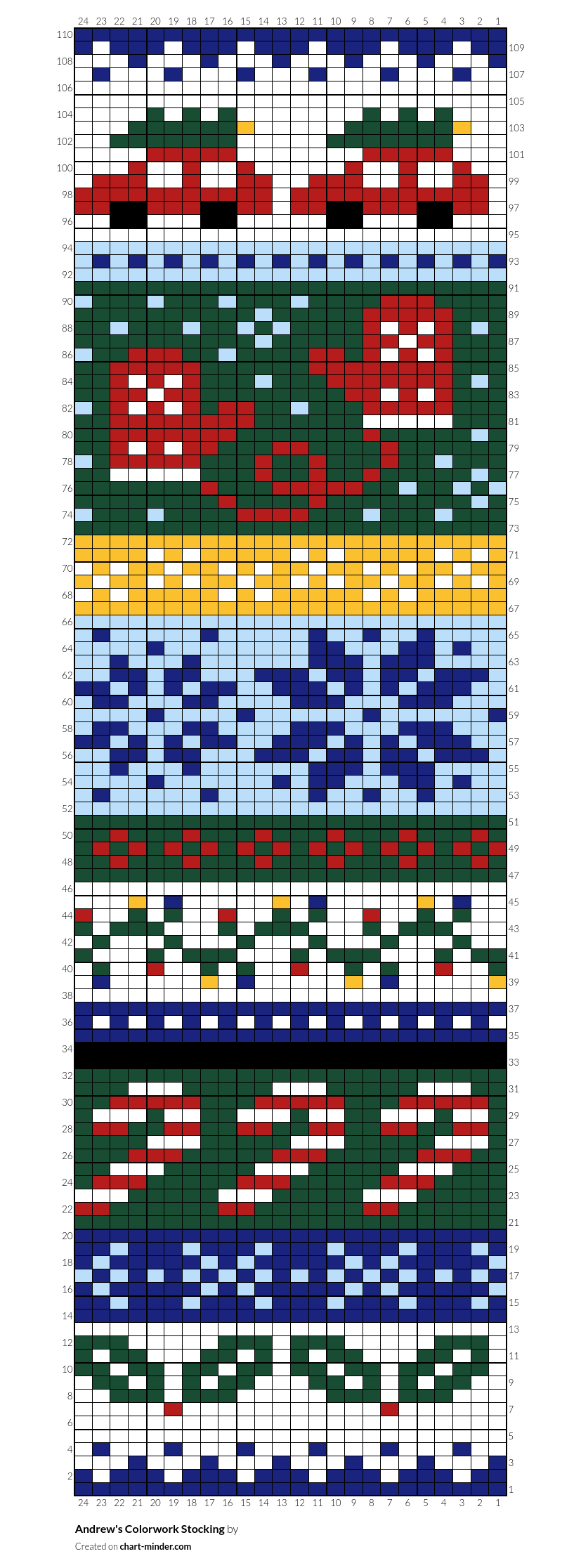 Andrew's Colorwork Stocking