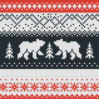 Christmas sweater - back panel