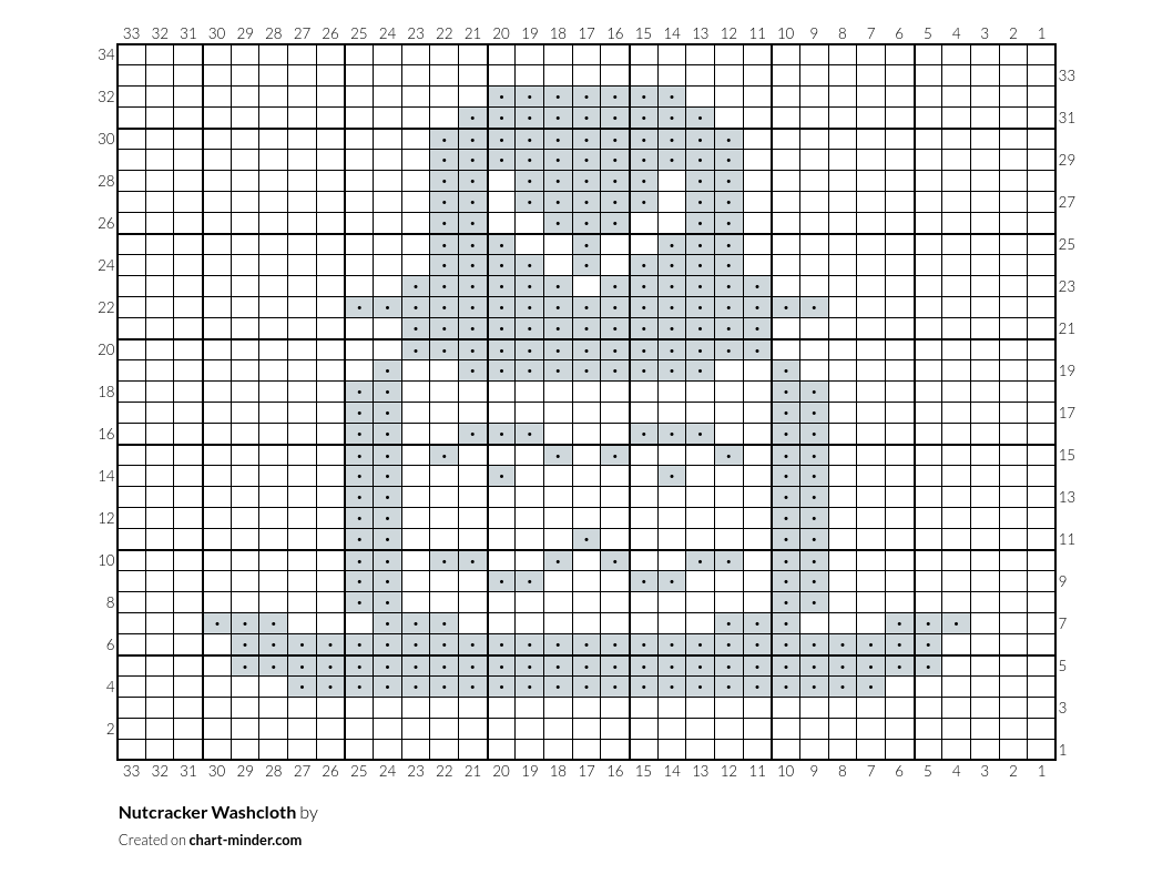 Nutcracker Washcloth