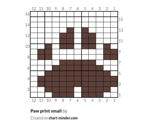 Paw print small