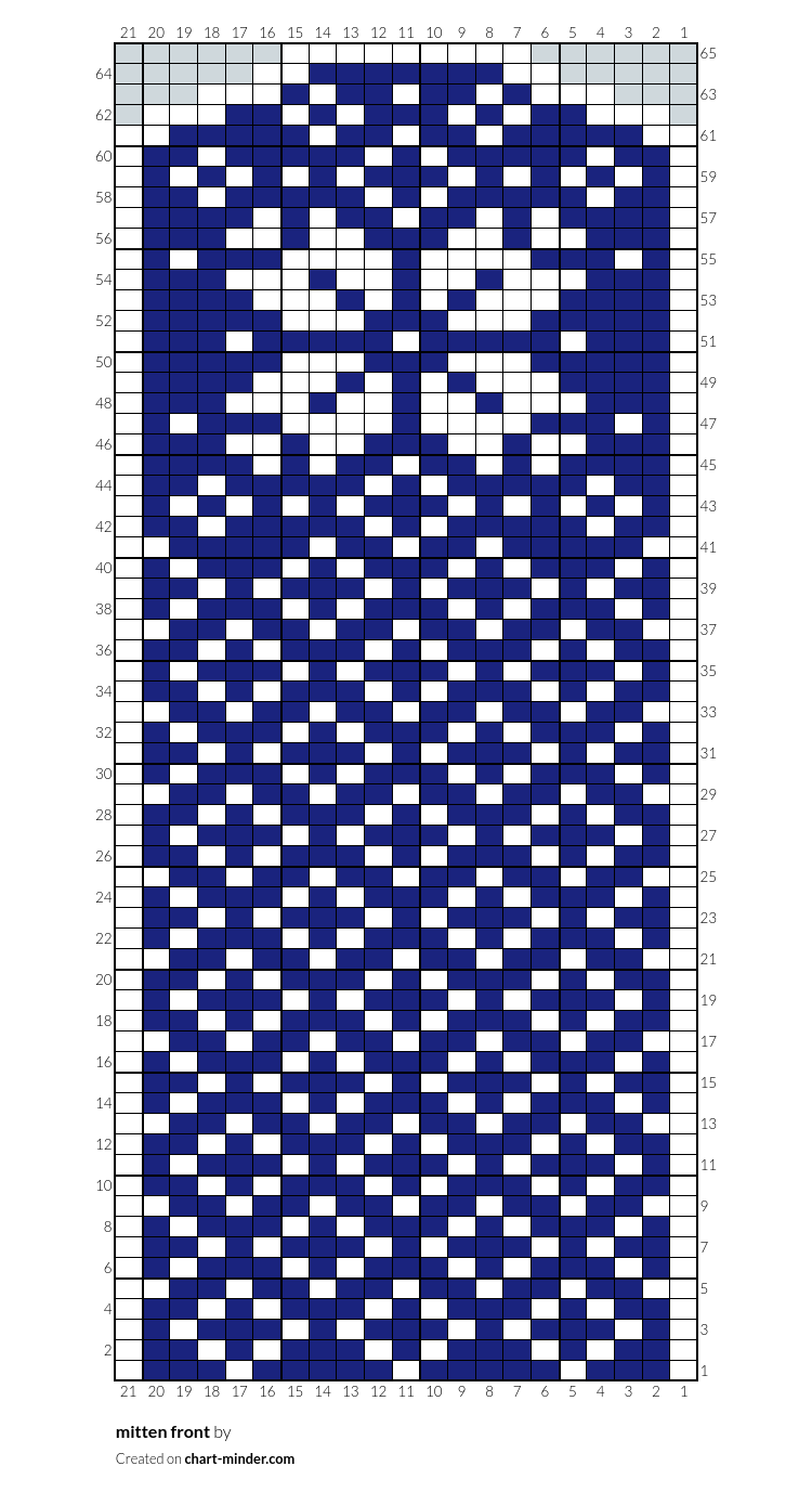 mitten front