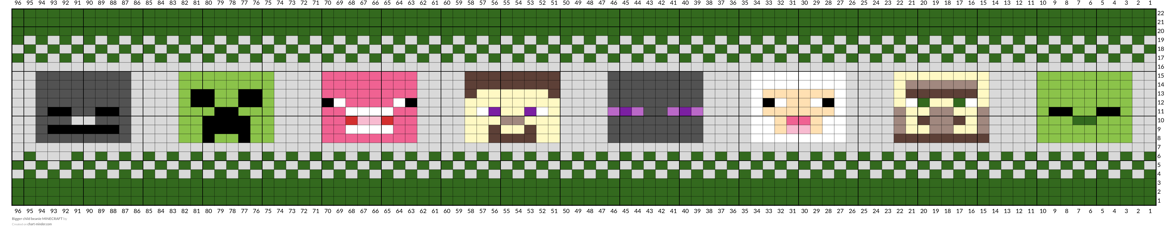Bigger child beanie MINECRAFT