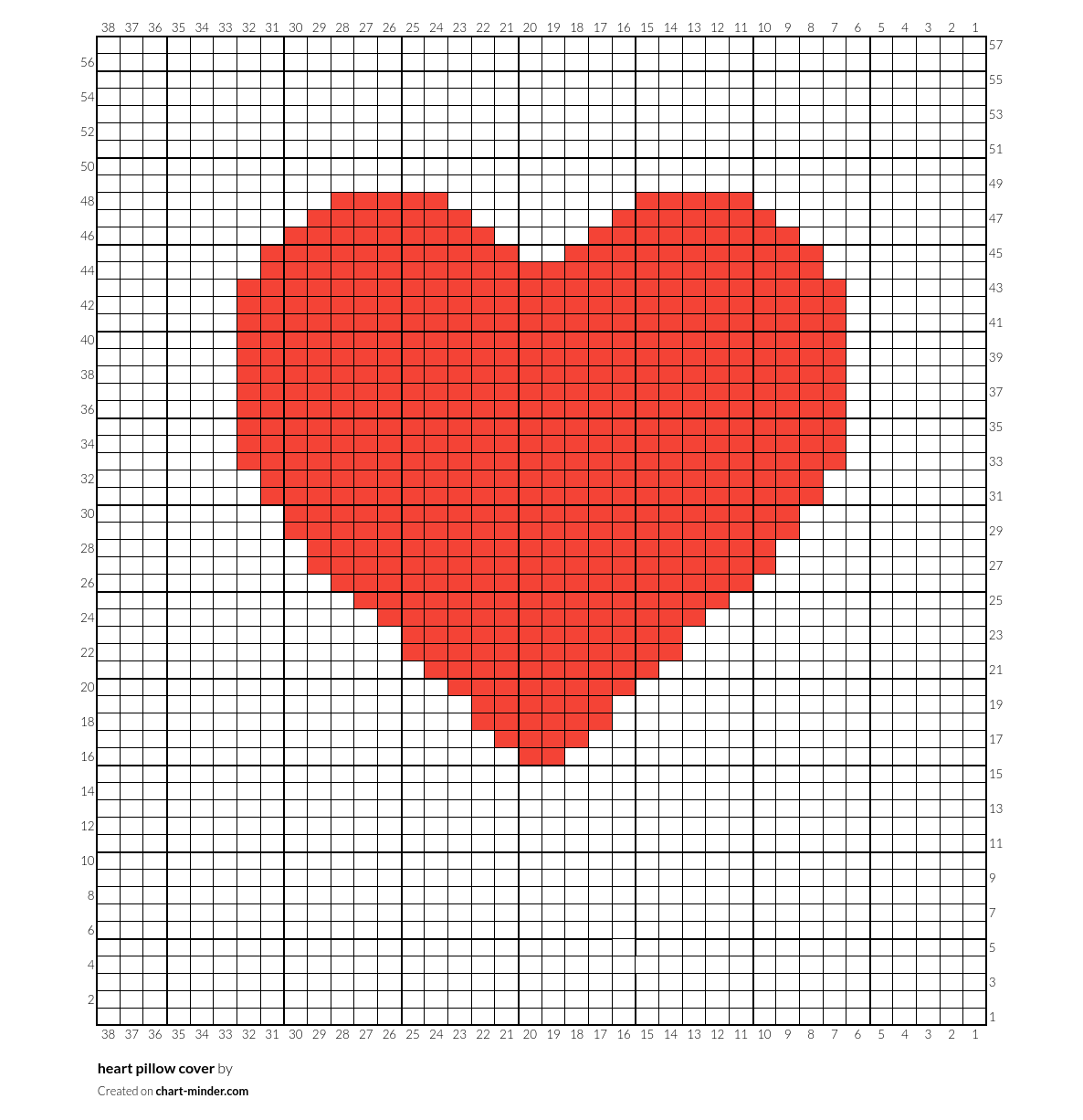 heart pillow cover
