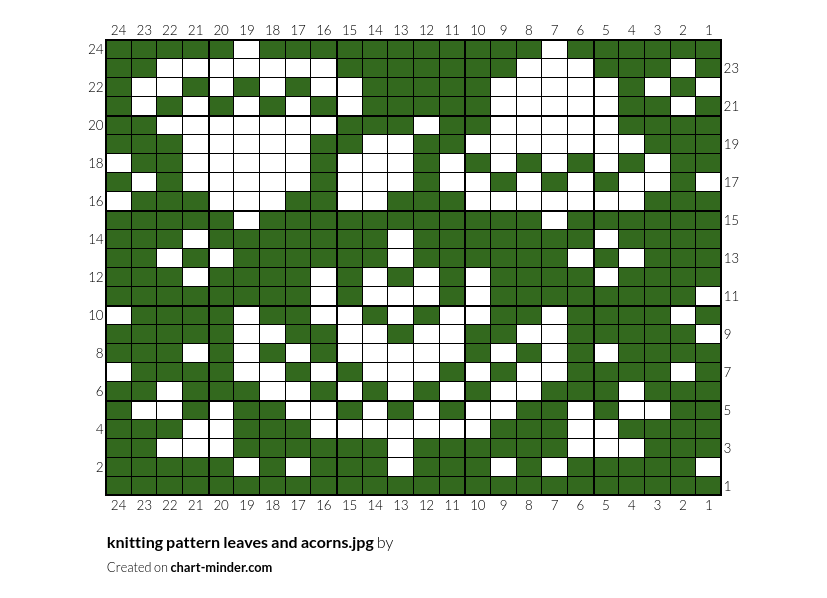 knitting pattern leaves and acorns.jpg