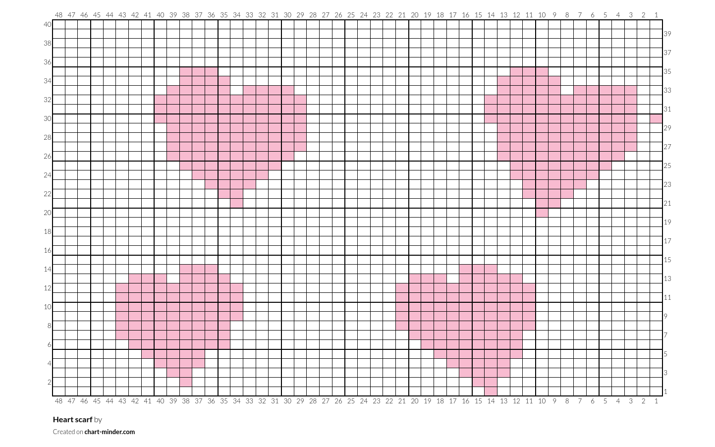 Heart scarf