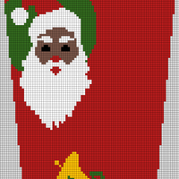 Christmas Stocking: Santa Face