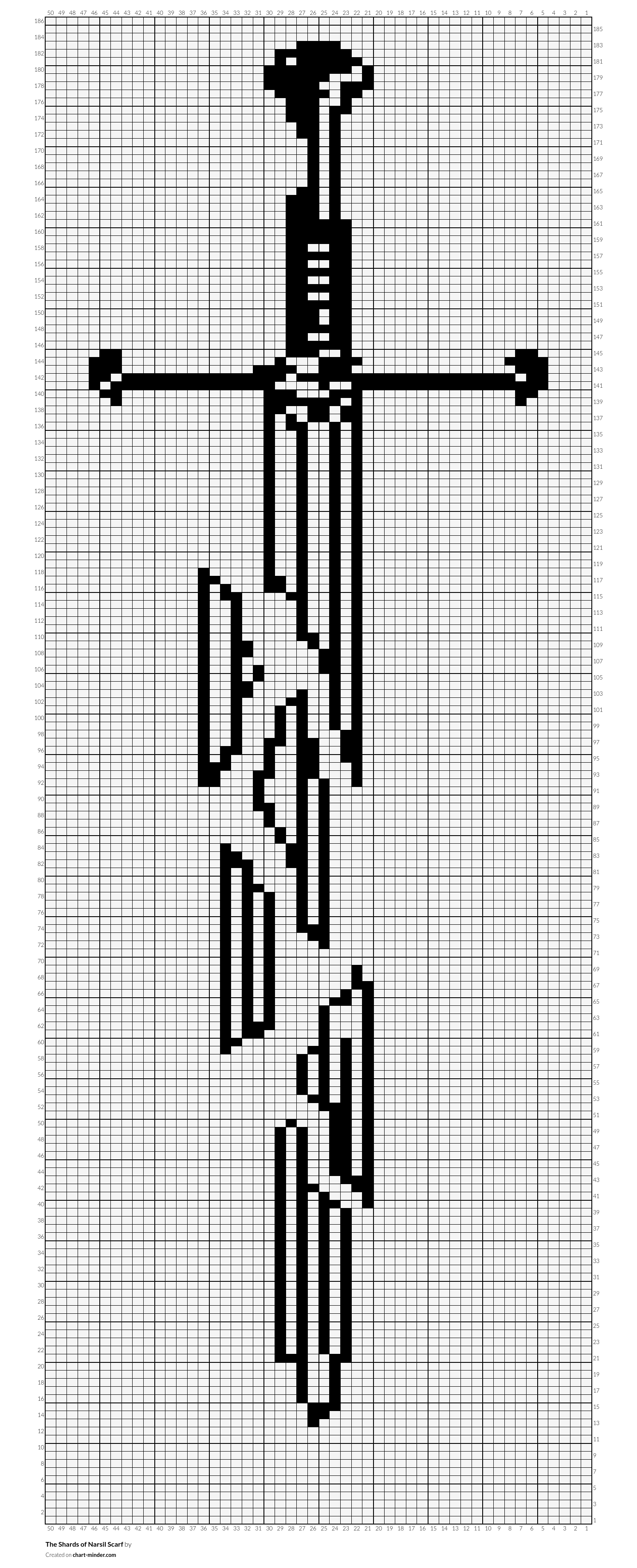 The Shards of Narsil Scarf