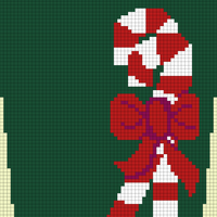 Candy Cane Stocking