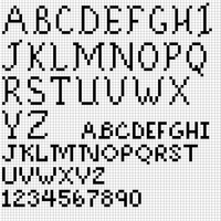 Vintage Lucky Duck Designs Alphabet 