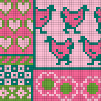 fair isle cardi back 