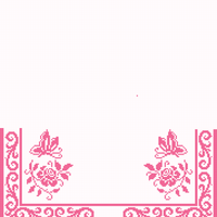 Finished Swirl Border with butterfly Both sides