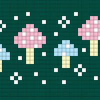Magical Mushroom Repeat TOE UP