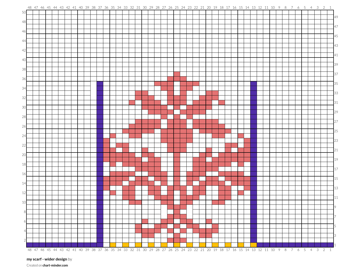 my scarf - wider design