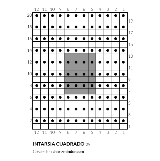 INTARSIA CUADRADO