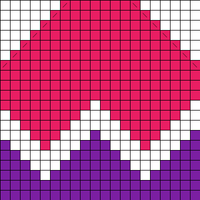 Zig Zag Mitten Thumb