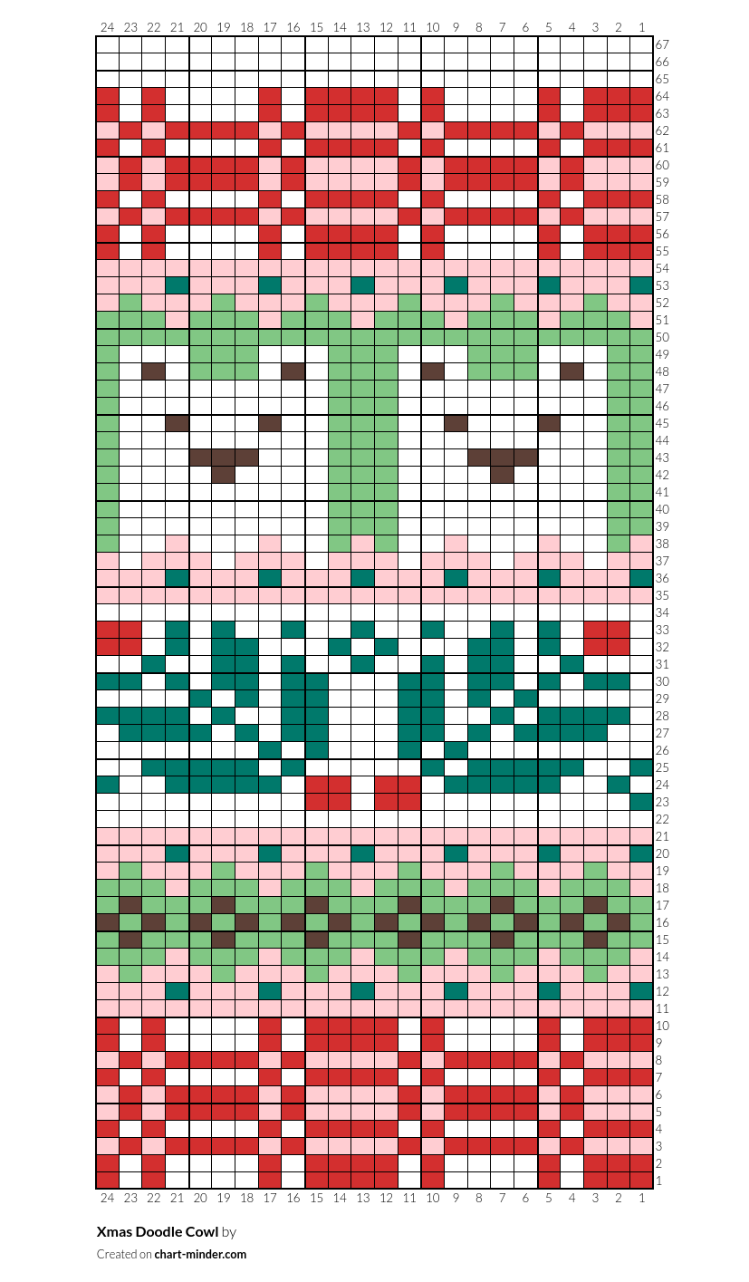 Xmas Doodle Cowl