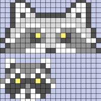 racoon - 20x11, 11x9