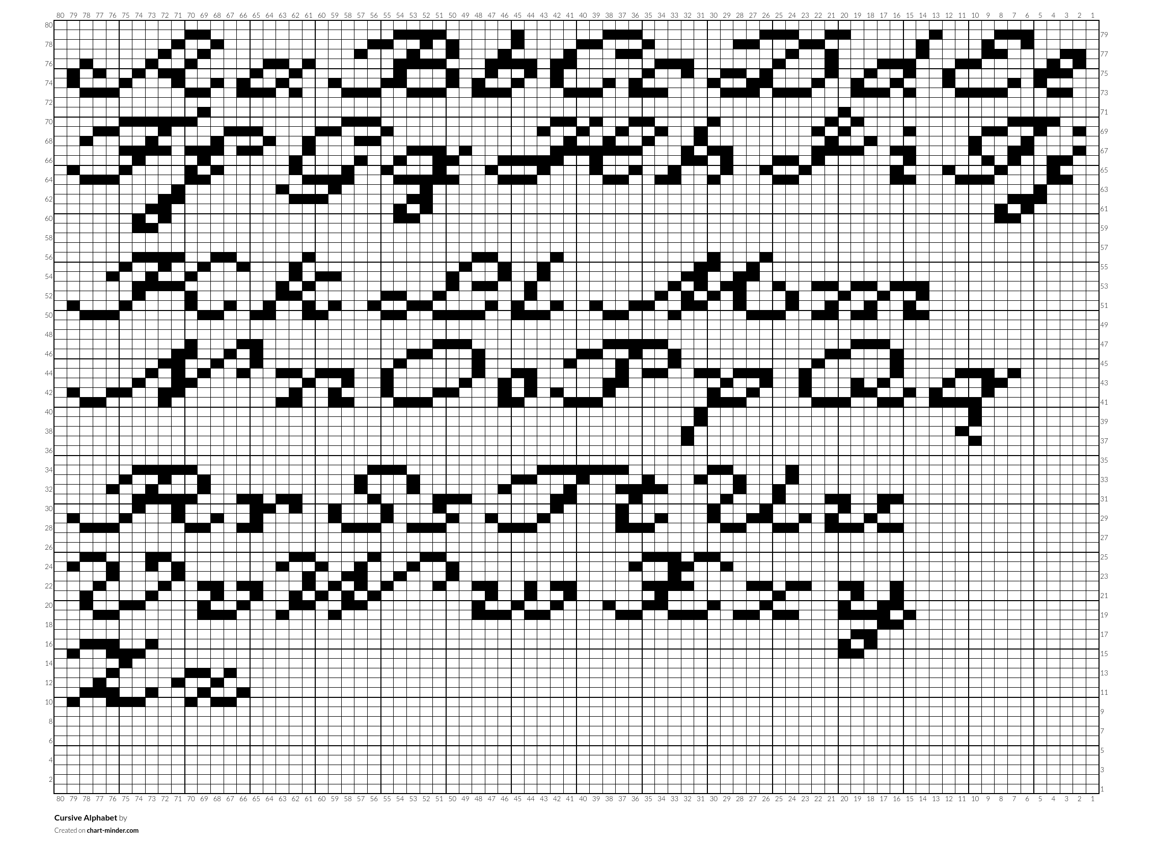 Cursive Alphabet