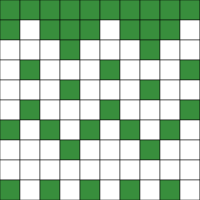 green border