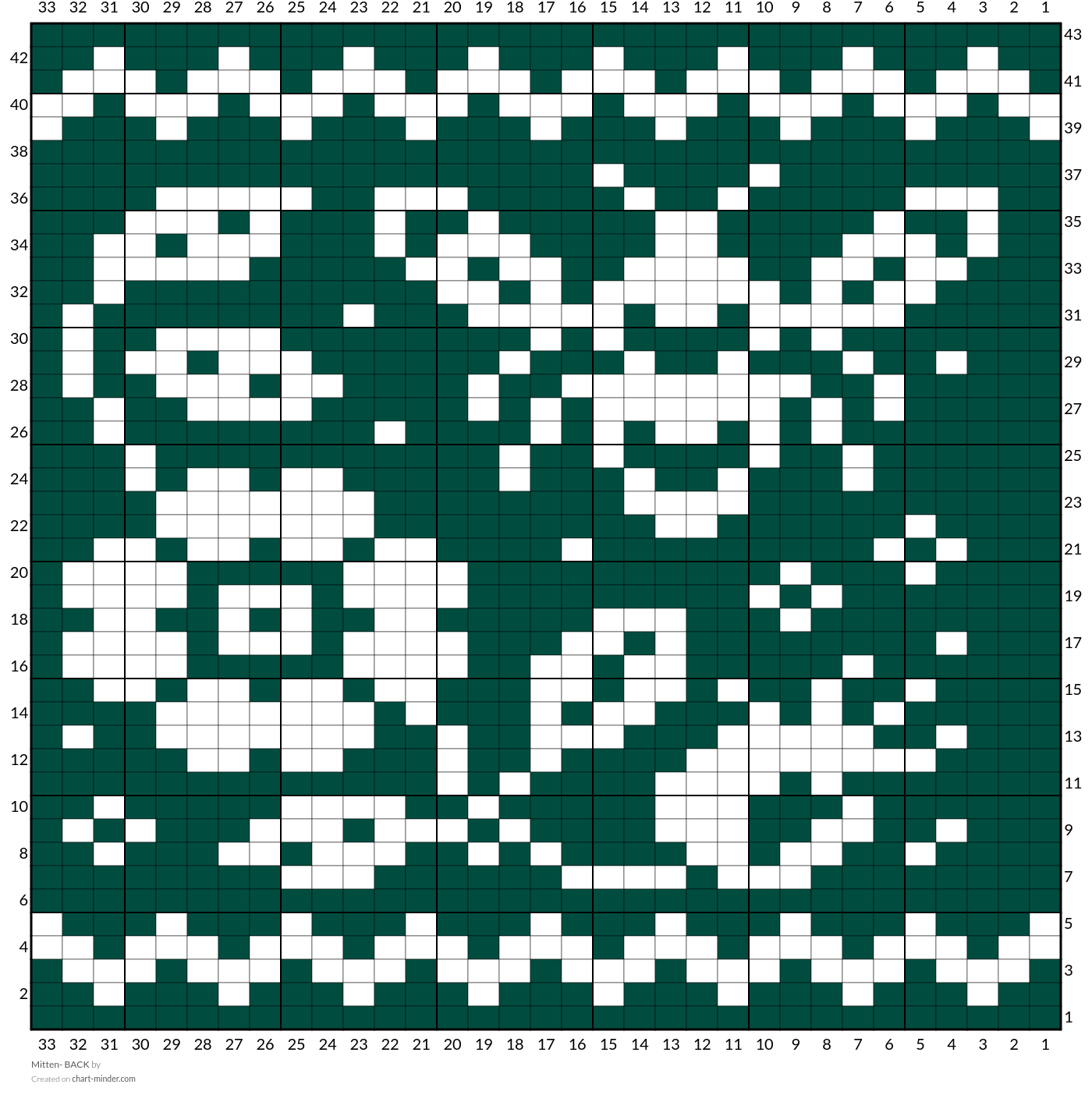 Mitten- BACK