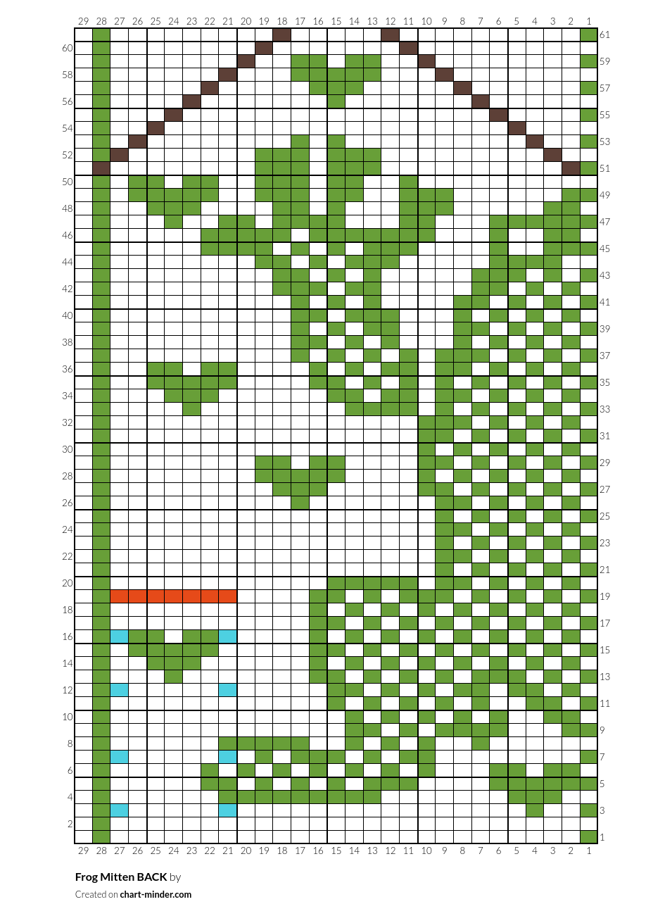 Frog Mitten BACK 