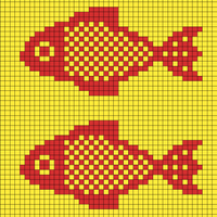 Copy of Copy of Blue Fish Chart Knitting