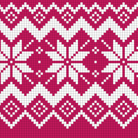 Fair isle pillow design