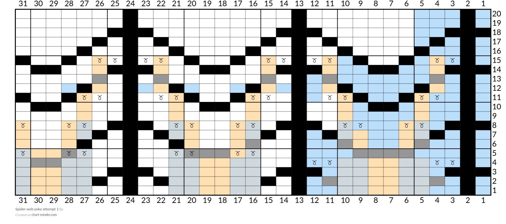Spider web yoke attempt 1