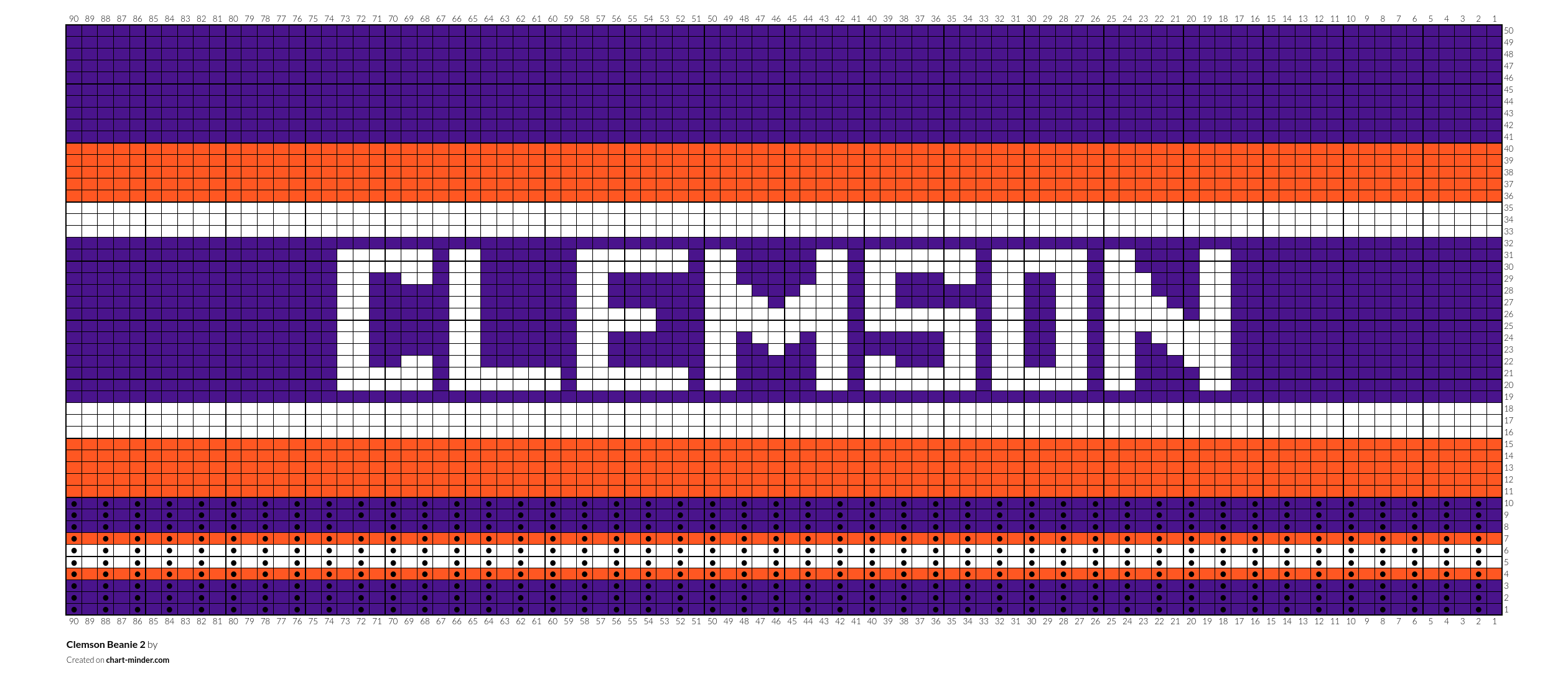 Clemson Beanie 2