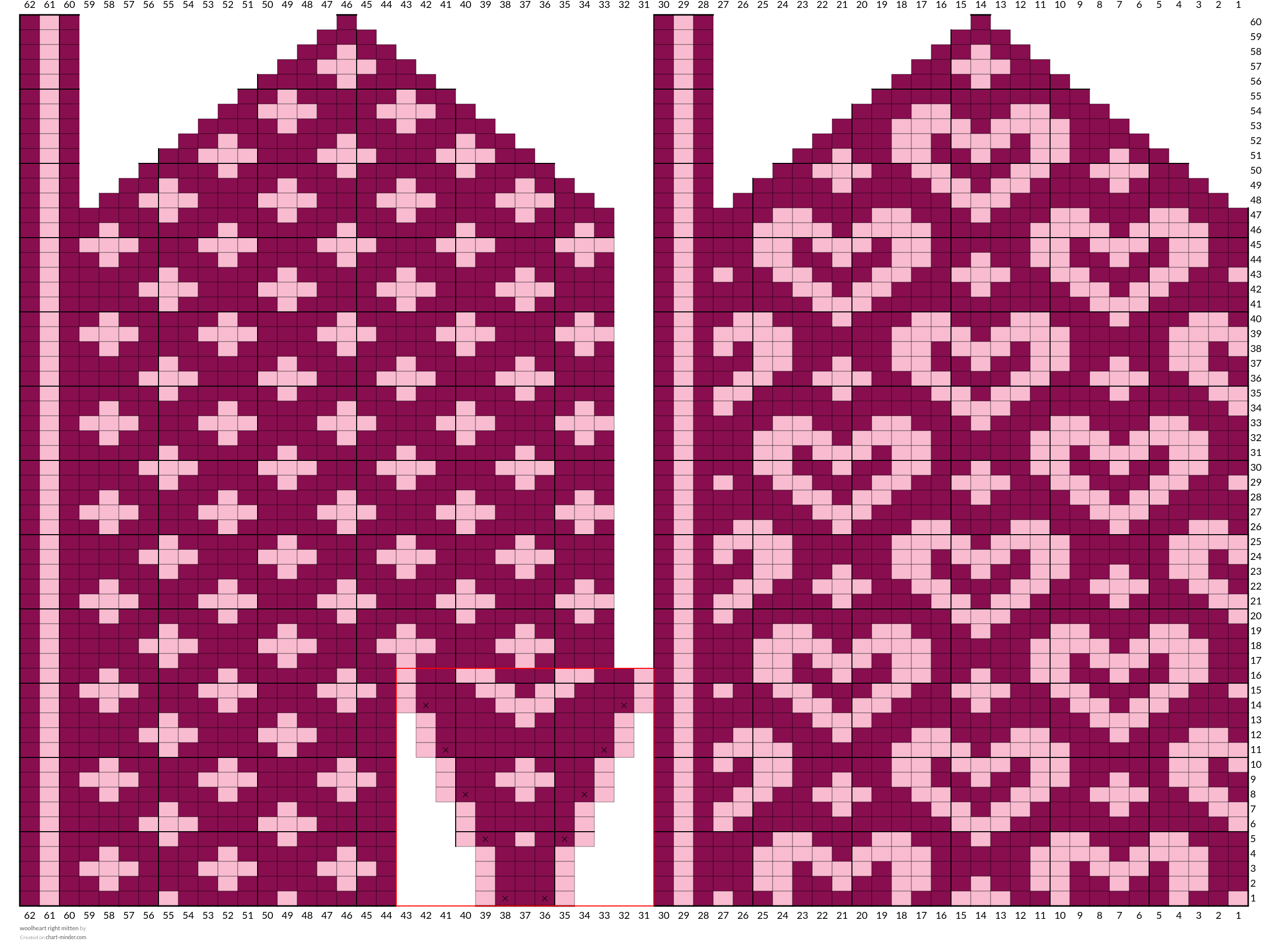 woolheart right mitten