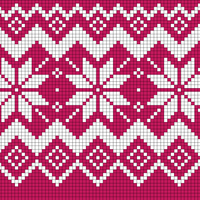 Fair isle pillow design